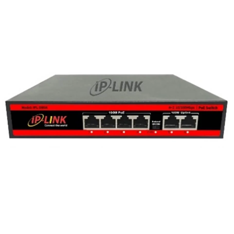 6-Port 10/100Mbps PoE Switch IP-LINK IPL-SW04 chính hãng HATI SOLUTIONS
