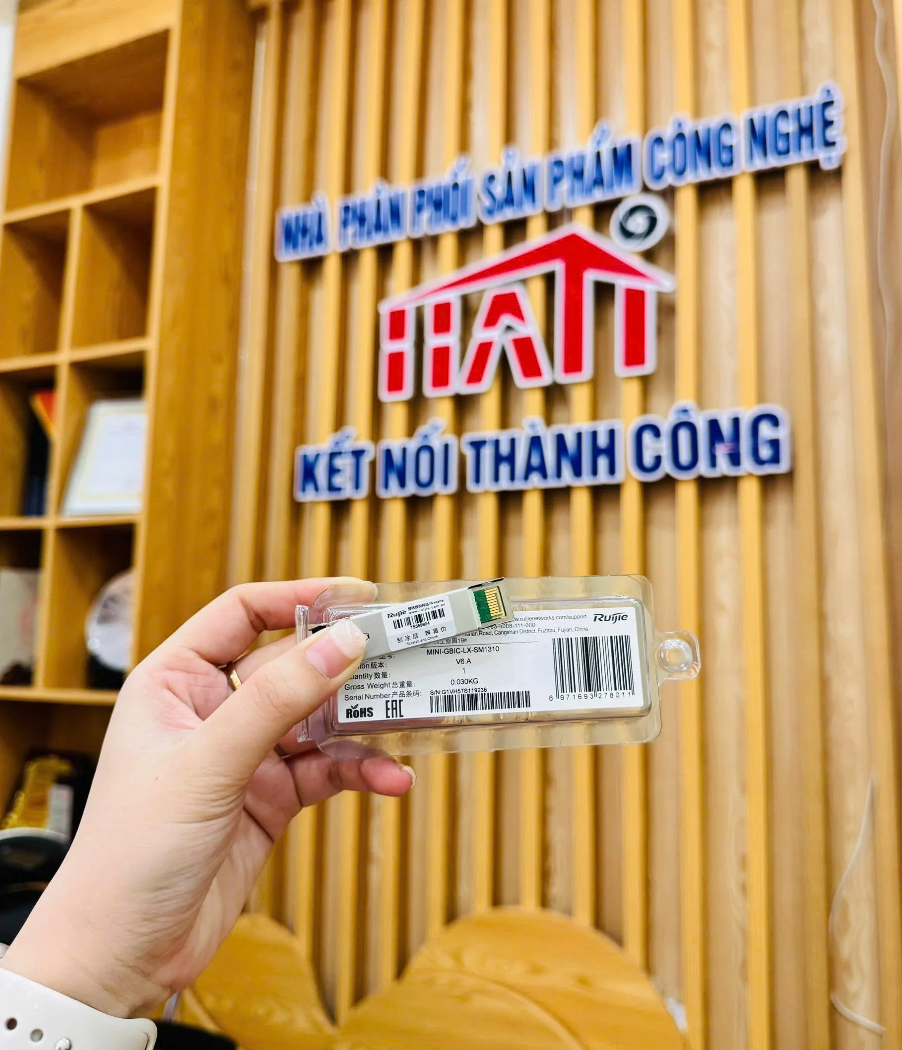 Module quang SFP Ruijie MINI-GBIC-LX-SM1310 chính hãng