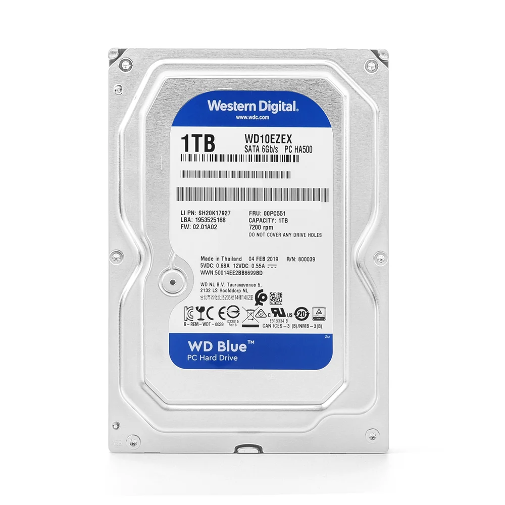 Ổ cứng HDD WD Blue 1TB (Không bao gồm VAT) chính hãng