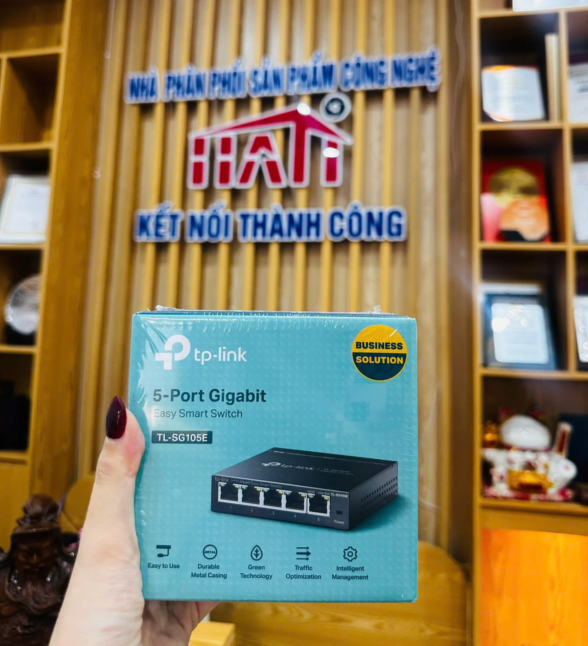 Switch Easy Smart Gigabit 5 cổng TP-Link TL-SG105E chính hãng
