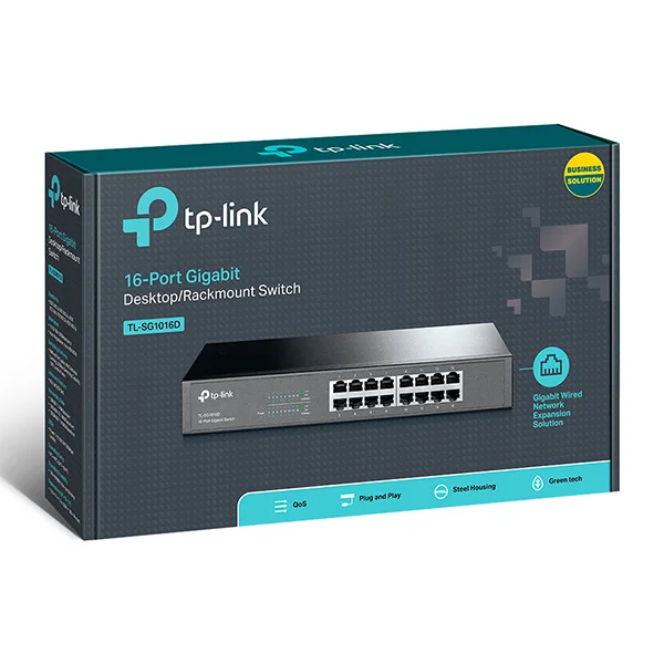 Switch TP-Link TL-SG1016D (16P 100/1000M) chính hãng Hati Solutions