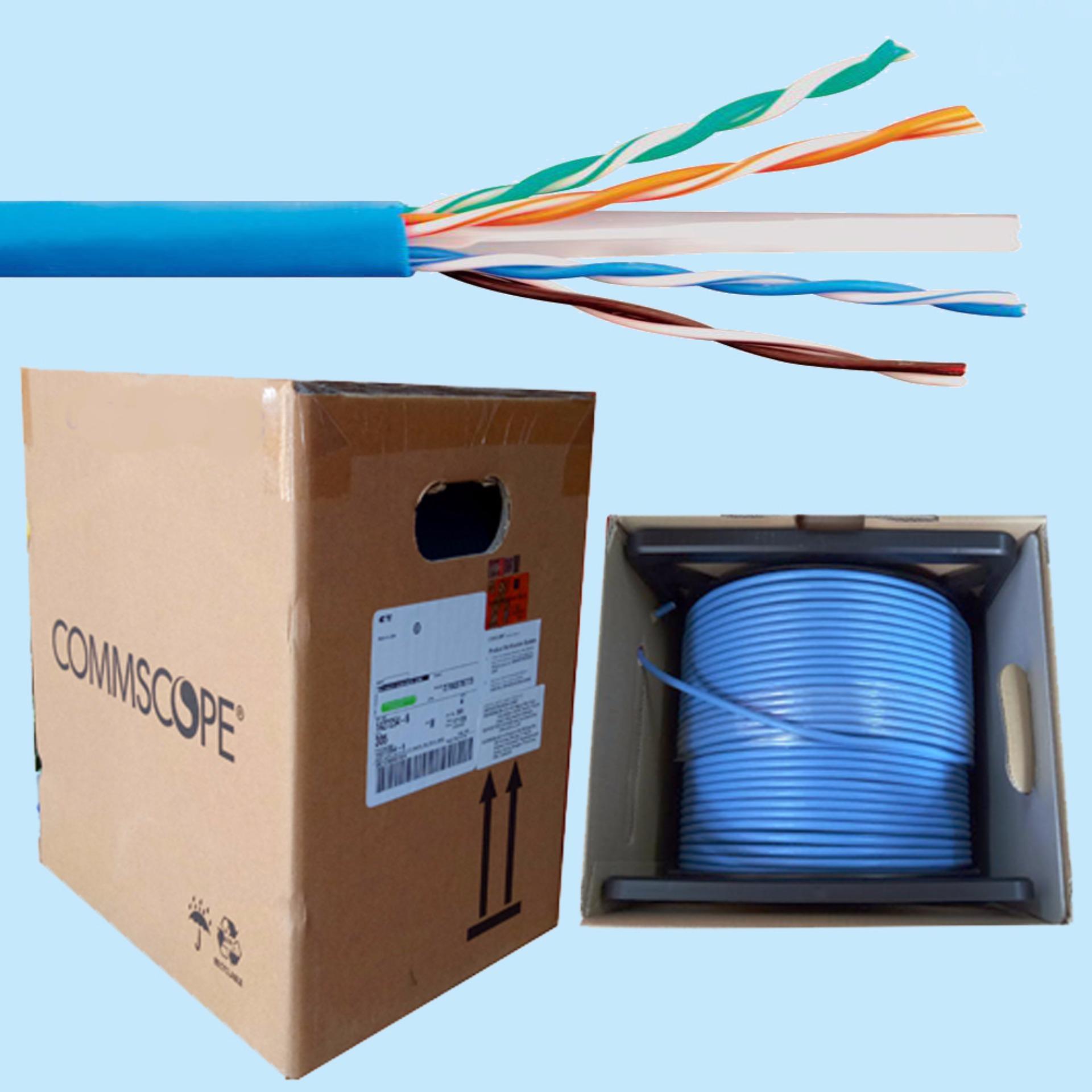 Cáp mạng AMP Commscope CAT6 1427254-6 (305m/cuộn) 23AWG - Ảnh 2
