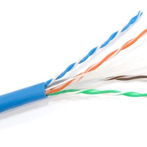Dây mạng Wincap Cat 6E UTP CCA-23A WG / vỏ PVC Xanh