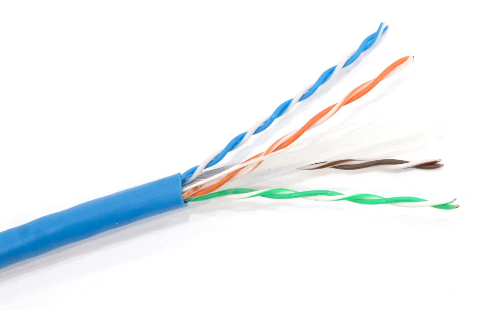 Dây mạng Wincap Cat 6E UTP CCA-23A WG / vỏ PVC Xanh