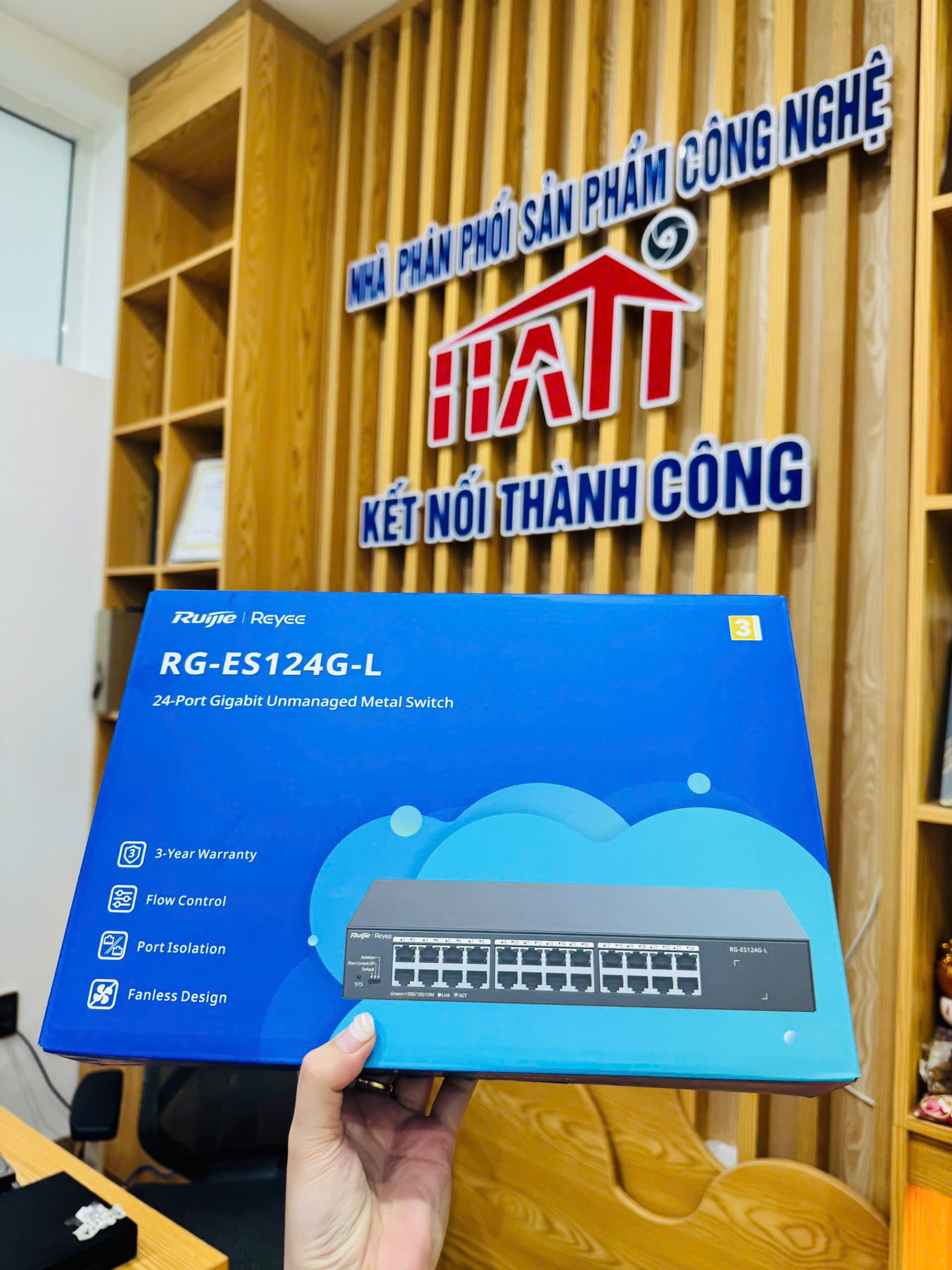Switch mạng Giga 24 port Ruijie RG-ES124G-L - Ảnh 5