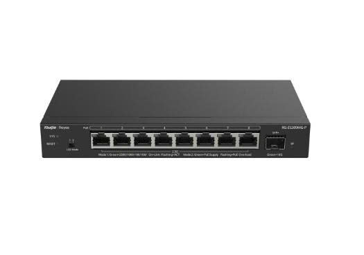 Switch Ruijie Reyee RG-ES209MG-P – 8 cổng 2.5G PoE+, 1 cổng SFP+ 10G